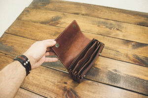 Кошелёк \ клатч \ барсетка с клапаном. Натуральная кожа