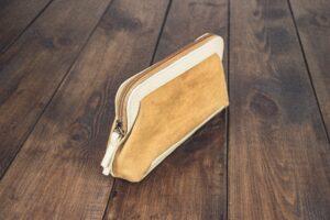 Косметичка «Горчичный Саквояжик» с фермуаром